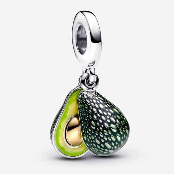Pandora Jewelry - Authentic Pandora Avocado Double Dangle Charm